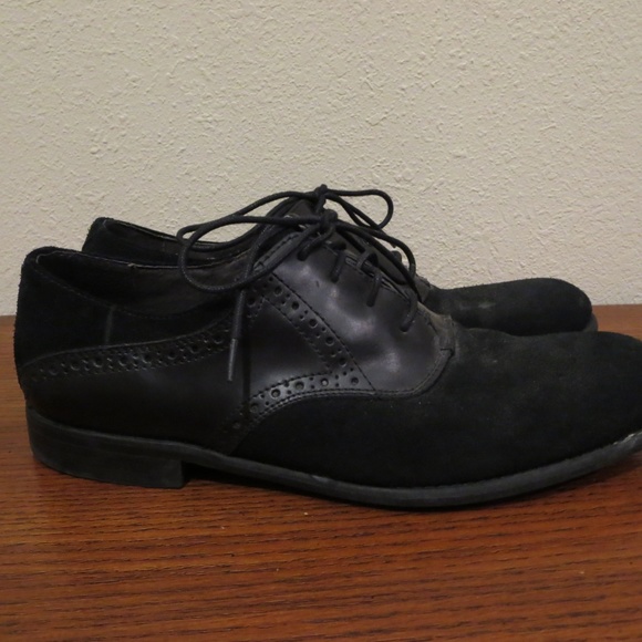 John Varvatos Sid Buck saddle oxford shoes